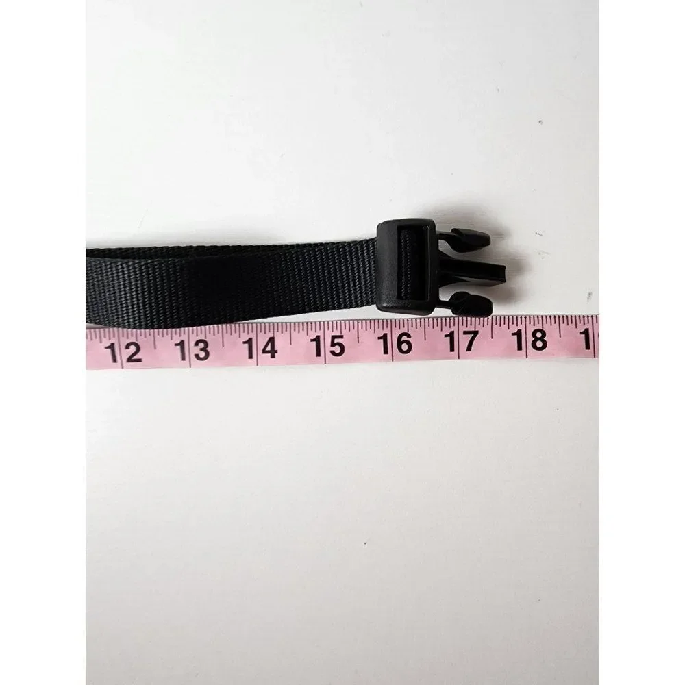 Tuff Nylon Easy Clip Adjustable Dog Collar, Black